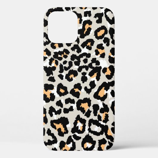 ヒョウ柄の無色の無毛の柄 Case-Mate iPhoneケース (裏面)