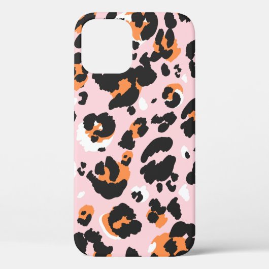 ヒョウ柄の継ぎ目がない。クラシック座トレ Case-Mate iPhoneケース (裏面)