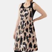 ヒョウ柄の継ぎ目のない模様 エプロン (インサイチュ)