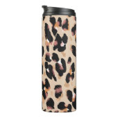 ヒョウ柄の継ぎ目のない模様 タンブラー (回転右)