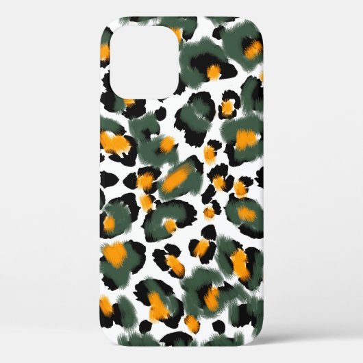 ヒョウ柄の継ぎ目のない模様 Case-Mate iPhoneケース (裏面)