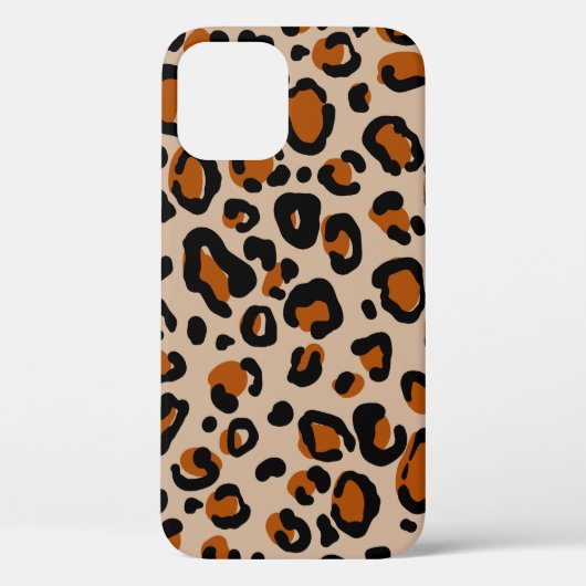 ヒョウ柄の継ぎ目のない模様 Case-Mate iPhoneケース (裏面)