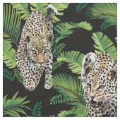 ヒョウ柄の織物 ファブリック (クローズアップ)