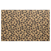 ヒョウ柄の茶色と黄色 ファブリック (ファットクウォーター)