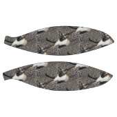 ヒョウ柄の野生の動物の斑点を描くシャム猫 バスケットボール (パネル)