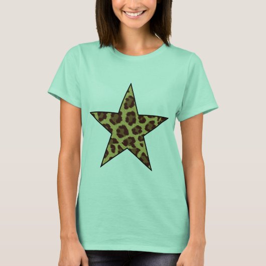 ヒョウ柄のtシャツ tシャツ (正面)