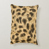 ヒョウ柄アクセント枕 アクセントクッション (裏面(縦))