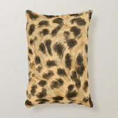 ヒョウ柄アクセント枕 アクセントクッション (正面(垂直))