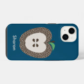 ヒョウ柄アップルの教師用 Case-Mate iPhoneケース iPhone 14ケース (裏面横)