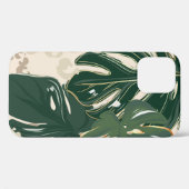 ヒョウ柄アニマルプリント継ぎ目無しデザイン Case-Mate iPhoneケース (裏面 (横))