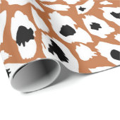 ヒョウ柄アフリカアニマルプリントデザイン ラッピングペーパー (ロールコーナー)