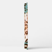 ヒョウ柄イラストレーション、アニマルプリント  Case-Mate iPhoneケース (裏面 / 右)