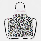 ヒョウ柄グラムエプロン エプロン (正面)
