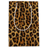 ヒョウ柄サファリパーティー ID1153 ミディアムペーパーバッグ (正面)