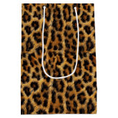 ヒョウ柄サファリパーティー ID1153 ミディアムペーパーバッグ (裏面)