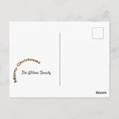 ヒョウ柄サンタジョイ ポストカード (裏面)