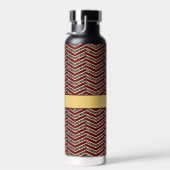 ヒョウ柄シェブロン ウォーターボトル (右面)