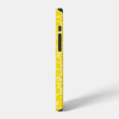 ヒョウ柄スキンイエロー iPhoneケース (左側面)