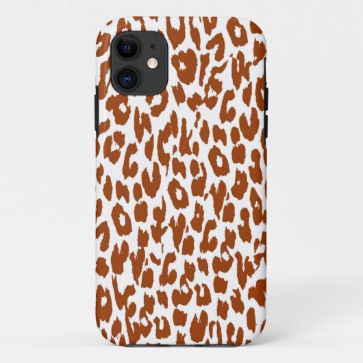 ヒョウ柄スキンペルー Case-Mate iPhoneケース (裏面)