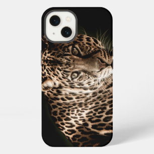 ヒョウ柄スター iPhone 13ケース