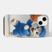 ヒョウ柄スポーツアクションケース iPhoneケース (裏面横)