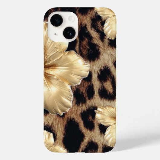 ヒョウ柄スマホケース Case-Mate iPhoneケース (裏面)