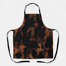 ヒョウ柄タイマイ模様 シームレス エプロン