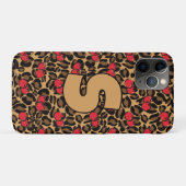 ヒョウ柄チェリー 名入れギフト Case-Mate iPhoneケース (裏面(横))