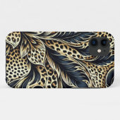 ヒョウ柄デザインiPhoneカバー Case-Mate iPhoneケース (裏面(横))