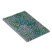 ヒョウ柄ノート　緑 ノートブック (右側)