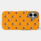 ヒョウ柄ハロウィーンパターン Case-Mate iPhoneケース (裏面 (横))