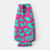 ヒョウ柄ピンクミント ボトルクーラー (裏面)