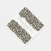 ヒョウ柄ブライダルシャワーカクテルナプキンス スタンダードランチョンナプキン (角)