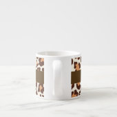 ヒョウ柄ブラウンタンクリームエスプレッソマグ エスプレッソカップ (裏面)