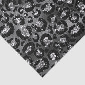 ヒョウ柄ブラックとシルバーグレー 薄葉紙 (詳細)