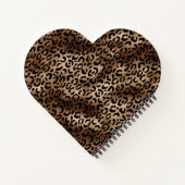 ヒョウ柄ブラックブロンズモノグラム ノートブック (裏面)