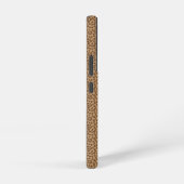 ヒョウ柄プリント茶 SAMSUNG GALAXYケース (右側面)