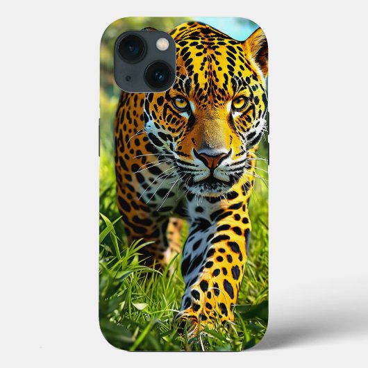 ヒョウ柄プリント サファリスタイル Case-Mate iPhoneケース (裏面)