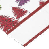 ヒョウ柄メリーカラフルクリスマス テーブルクロス (アングル)