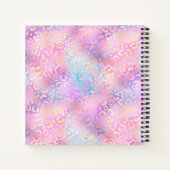 ヒョウ柄モノグラムノート ノートブック (裏面)