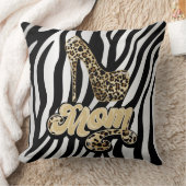 ヒョウ柄ラブアニマル枕 クッション (ブランケット)