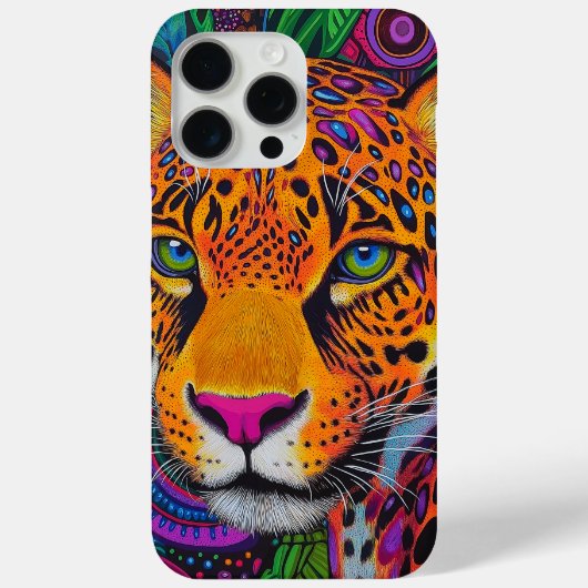 ヒョウ柄ルミナス Case-Mate iPhoneケース (裏面)