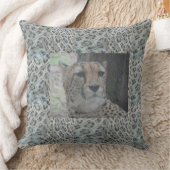 ヒョウ柄装飾用クッション クッション (ブランケット)