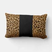 ヒョウ柄装飾用クッション ランバークッション (裏面)