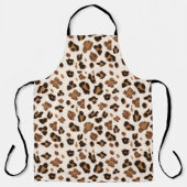 ヒョウ柄 エプロン (正面)