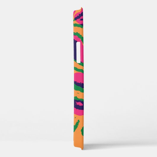 ヒョウ柄、カラフル動物柄。 Case-Mate iPhoneケース (裏面 / 右)