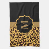 ヒョウ柄 キッチンタオル (縦)