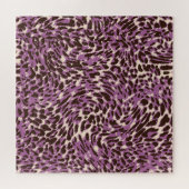 ヒョウ柄、クラシック動物の柄。 ジグソーパズル (横)