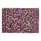 ヒョウ柄、クラシック動物の柄。 枕カバー (裏面)