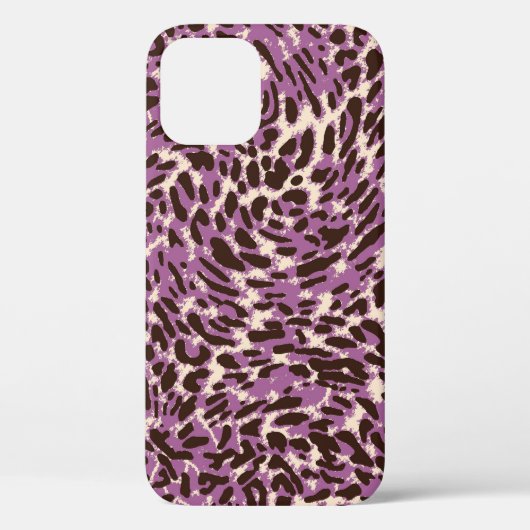 ヒョウ柄、クラシック動物の柄。 Case-Mate iPhoneケース (裏面)